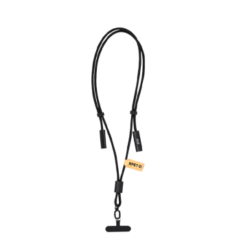 Lanyard com função de carga, transmissão de dados e porta-telemóvel