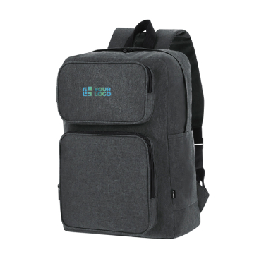 Mochila de poliéster rPET macio para tablet e portátil até 15''