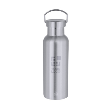 Garrafa térmica de aço inoxidável com pega 500 ml