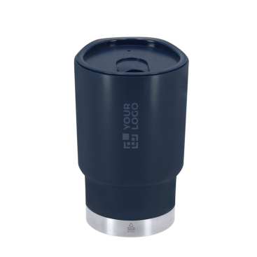 Copo térmico de parede dupla para levar com doseador 380 ml