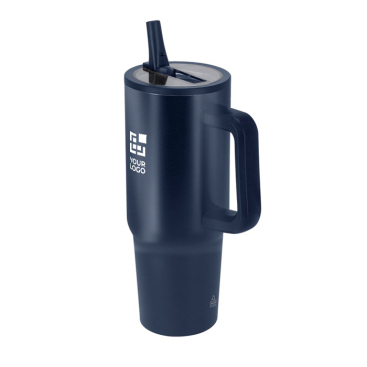Garrafa térmica de aço inoxidável com pega 870 ml