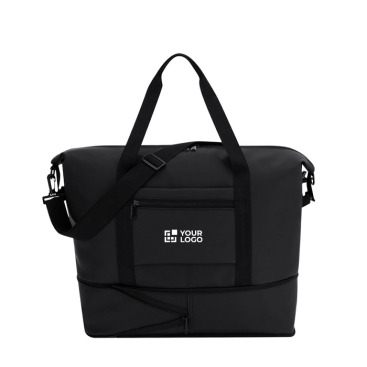 Saco extensível com asa dupla e manga frontal para trolley