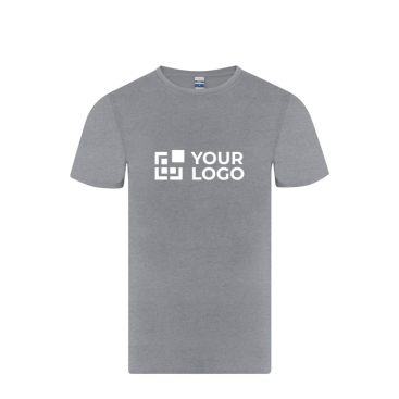 T-shirt de algodão de malha lisa e manga curta para criança 150 g/m²