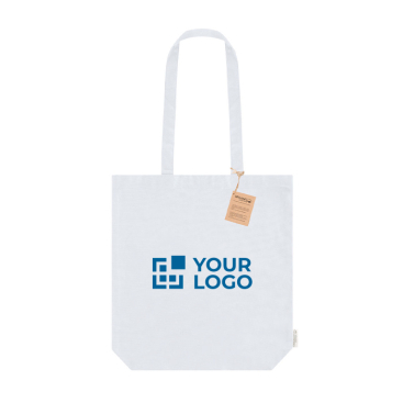 Saco de algodão orgânico com fole e asas reforçadas 270 g/m2