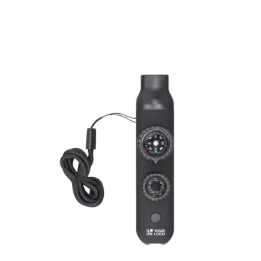 Apito de sobrevivência 6 em 1 com lanterna LED e cordão