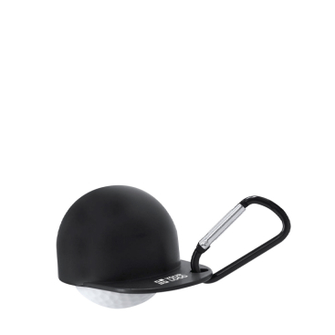 Porta-chaves com mosquetão e design de boné de golfe com bola