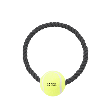 Brinquedo de morder com bola de ténis ideal para cães