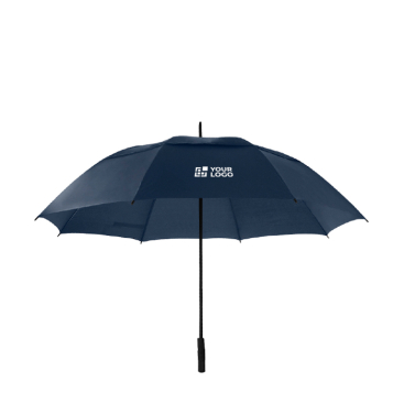 Guarda-chuva de golfe, bolsa a condizer e varetas fibra de vidro Ø130