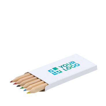 Lápis de madeira em estojo de cartão para personalizar