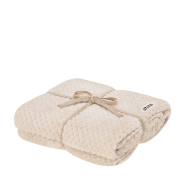 Manta de poliéster com padrão de losangos para sofá 240 g/m²