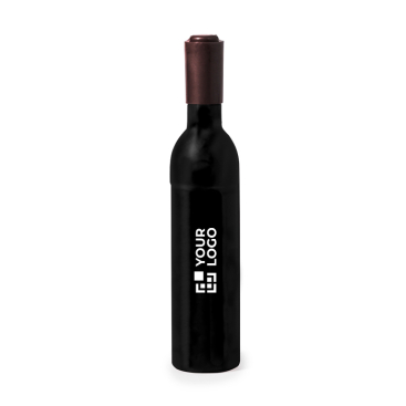 Saca-rolhas magnético em forma de garrafa de vinho com abre-garrafas