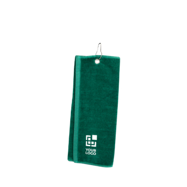 Toalha de algodão absorvente com mosquetão de transporte 40 x 50 cm
