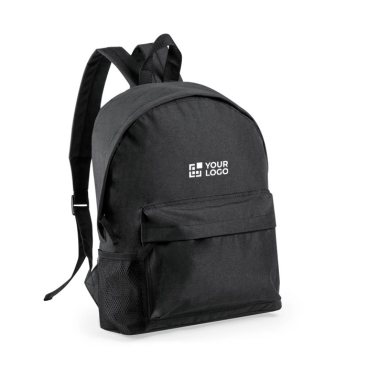 Mochila acolchoada de plástico reciclado vista principal