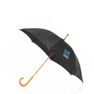 Guarda-chuva automático em poliester 190T com logo ø105 Basic