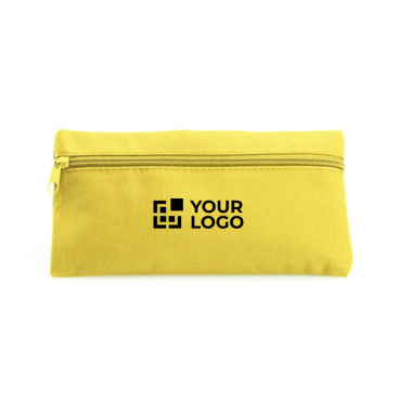 Simples estojo em cores vivas com fecho de correr frontal Colors