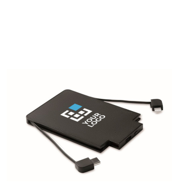 Powerbank magnético com cabos incorporados 2500 mAh