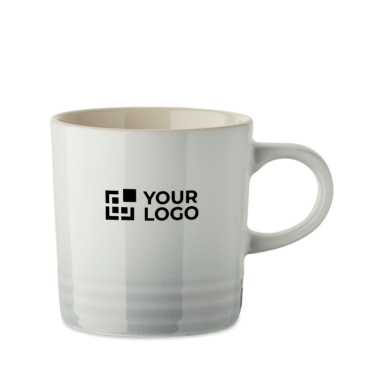 Caneca de cerâmica com degradê e interior branco 290 ml