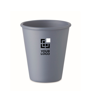 Copo reutilizável de parede única feito de milho 200 ml