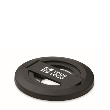 Suporte circular magnético para iPhone® com abre-caricas