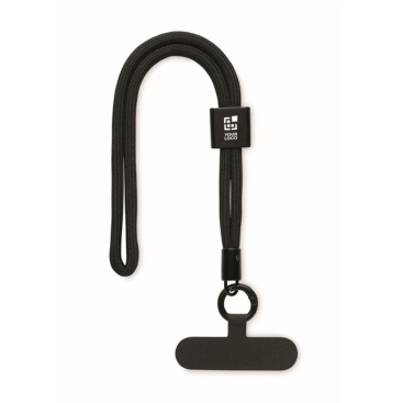 Pulseira de rPET ajustável para o telemóvel com 25 cm de comprimento