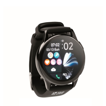 Smartwatch sem fios à prova de água com pulseira de silicone