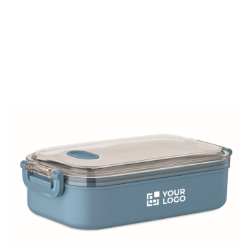 Lancheira de plástico com interior de aço inoxidável reciclado 750 ml