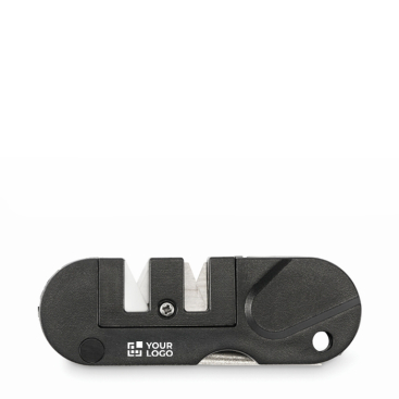 Afiador de bolso para facas em estojo de plástico