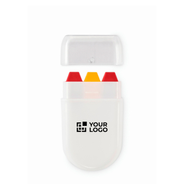 Barra de pintura corporal de várias bandeiras em estojo