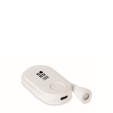 Luz de leitura LED recarregável de plástico com clipe e 3 modos