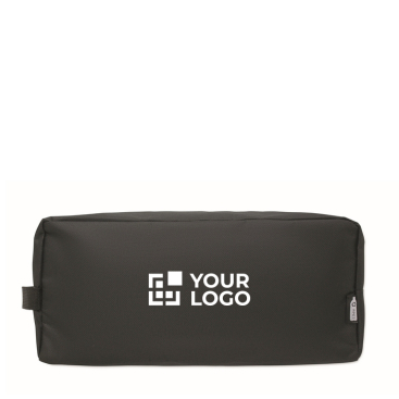 Bolsa para calçado de poliéster rPET 600D com fecho de correr