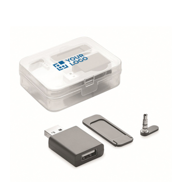 Conjunto para privacidade personalizável cor preto