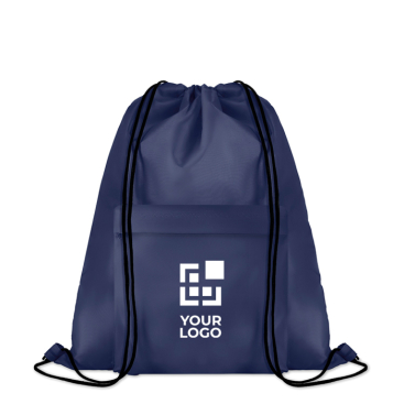 Mochilas publicitárias originais com bolso cor preto