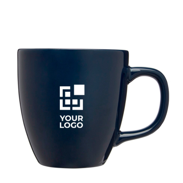 Caneca de cerâmica com acabamento brilhante