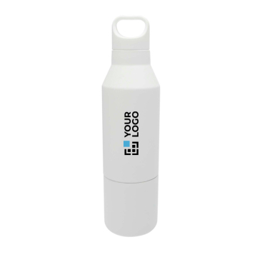Garrafa térmica, aço inoxidável reciclado com copo amovível 600 ml