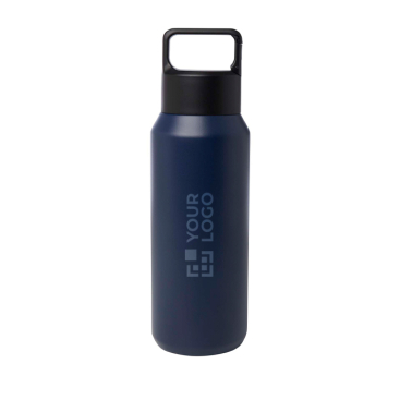 Garrafa de aço inox reciclado apta para bebidas gaseificadas 600 ml