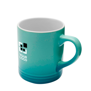 Caneca de cerâmica com efeito dégradé colorido de 330 ml