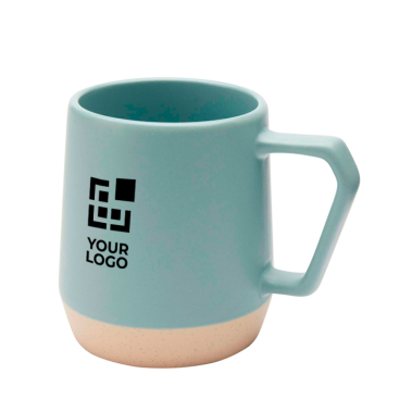 Caneca de cerâmica com acabamento mate e base sem esmaltar 300 ml