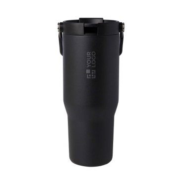 Copo de aço inoxidável reciclado com tampa de função dupla 900 ml