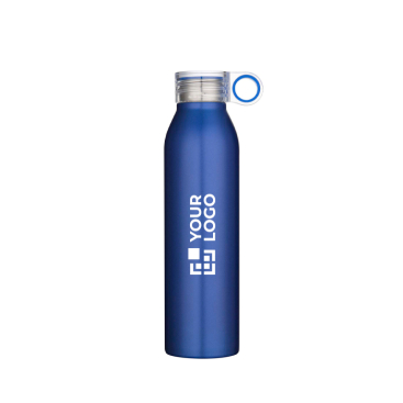 Garrafa de aço inoxidável reciclado com pega redonda 650 ml