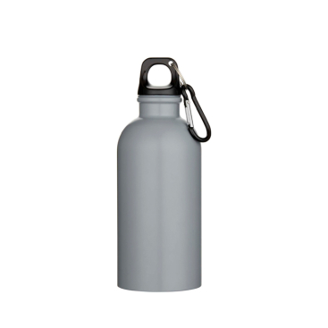 Garrafa de aço inoxidável reciclado mate de parede simples 400 ml