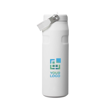 Garrafa aço inox reciclado rebatível palha 700 ml Stanley IceFlow™ 2.0