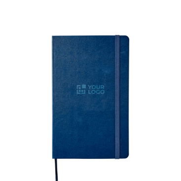 Caderno Moleskine Classic com aviso ''em caso de perda'' e folhas lisas