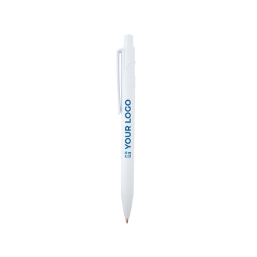 Caneta sofisticada de plástico reciclado, tinta preta