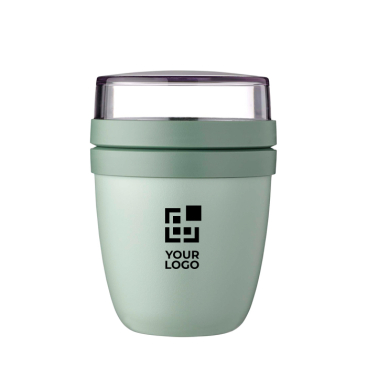 Minilancheira de plástico, espaço duplo 420 ml Mepal Ellipse Mini