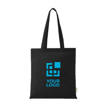 Saco tote de algodão reciclado 140 g/m2 vista principal