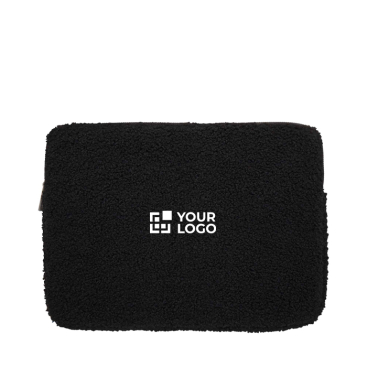 Capa para portátil de sherpa reciclada com bolsos interiores 13''