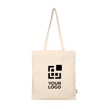 Saco de algodão orgânico de compartimento amplo 7 L 100 g/m2