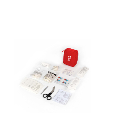 Kit de primeiros socorros com 59 artigos e vida útil de 5 anos