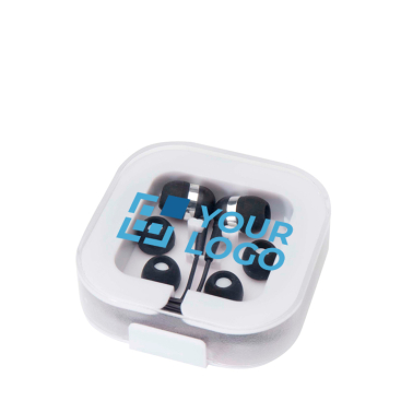 Auriculares confortáveis tipo-C com caixa de plástico reciclado
