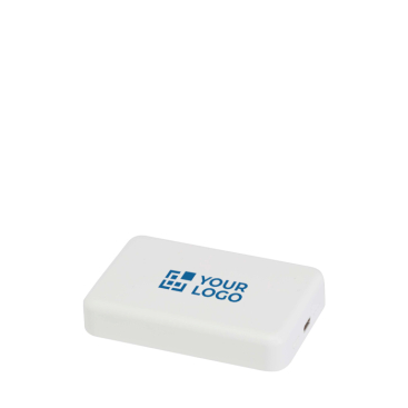Powerbank sem fios magnético de plástico reciclado 10 000 mAh